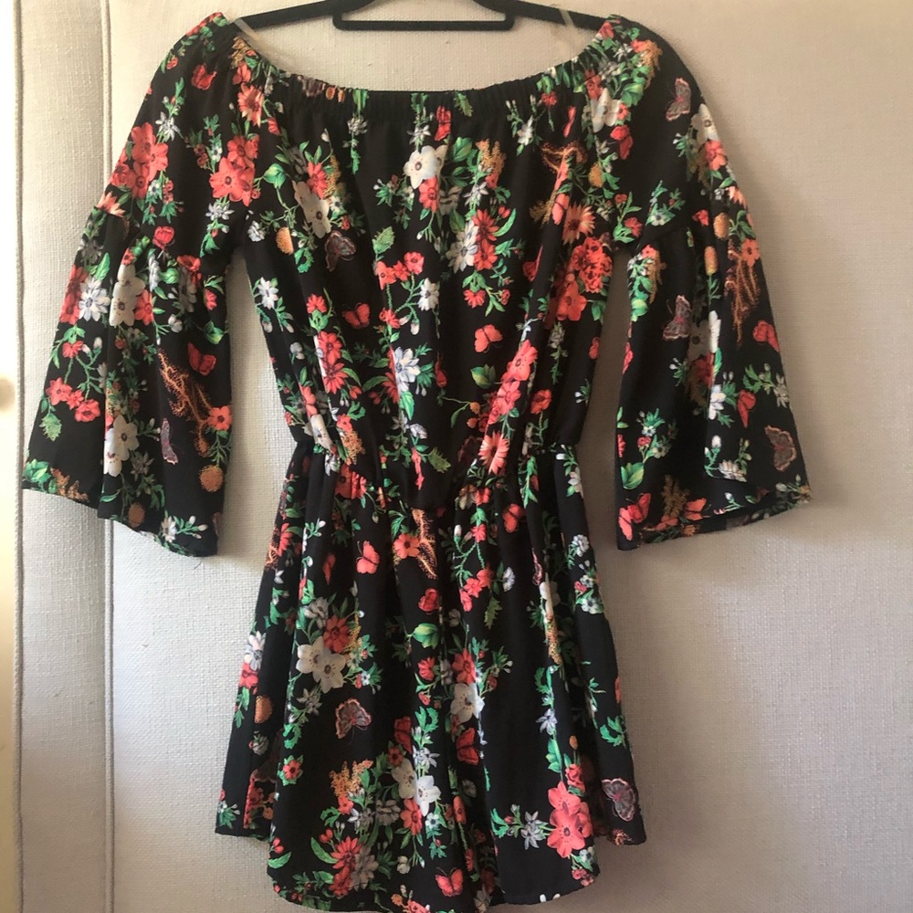 Off the shoulder romper